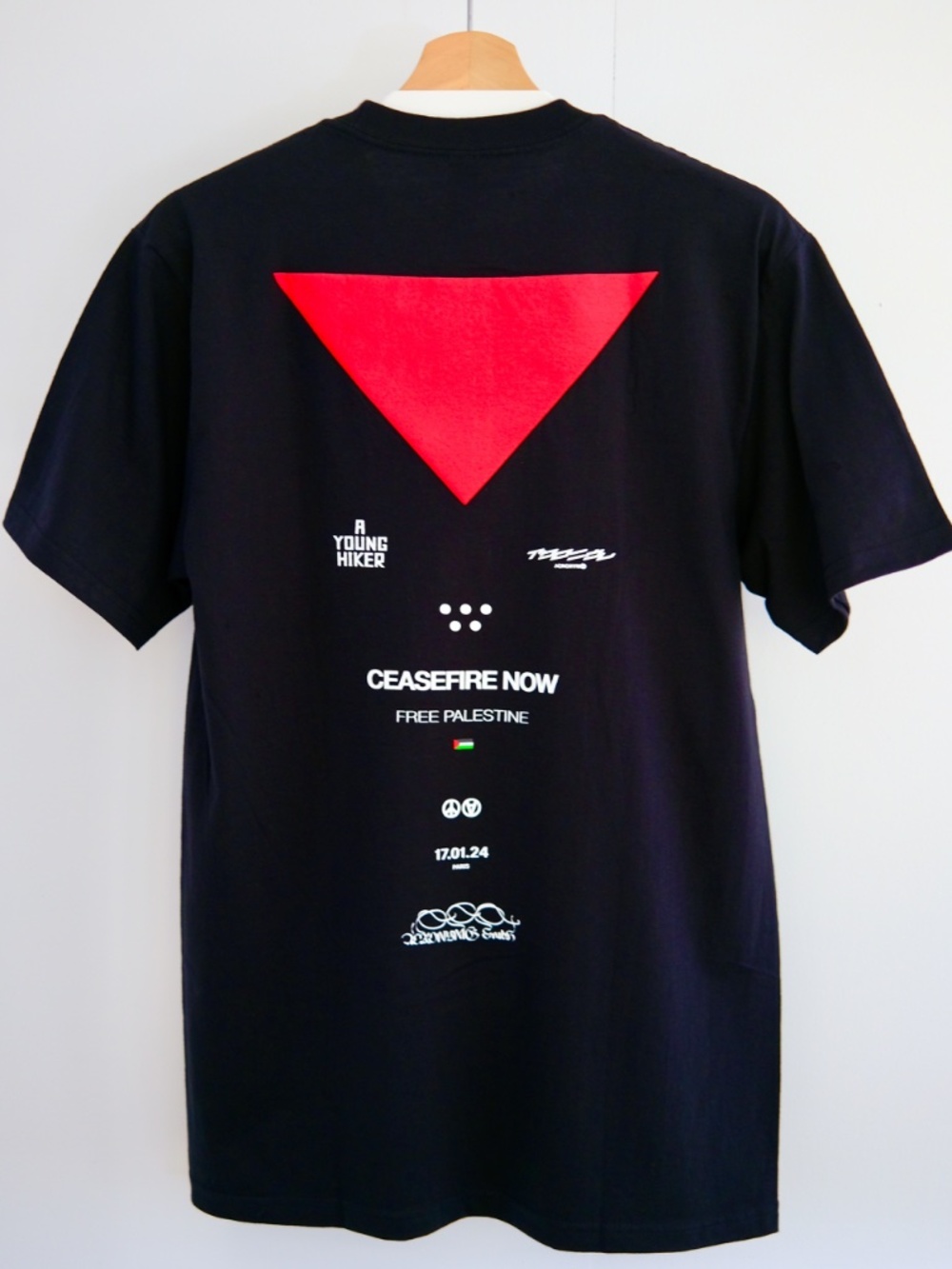 Acronym Free Palestine / Ceasefire Now (x A Young Hiker) Ltd. Edition T